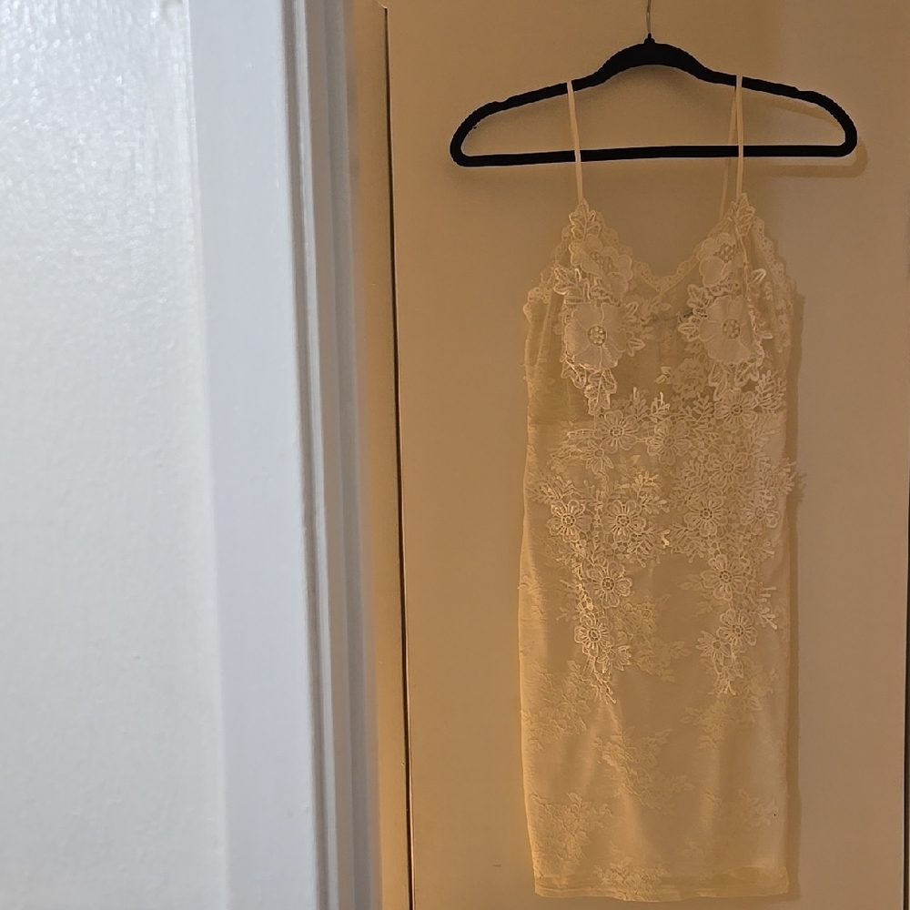 Elegant Lace Slip Dress